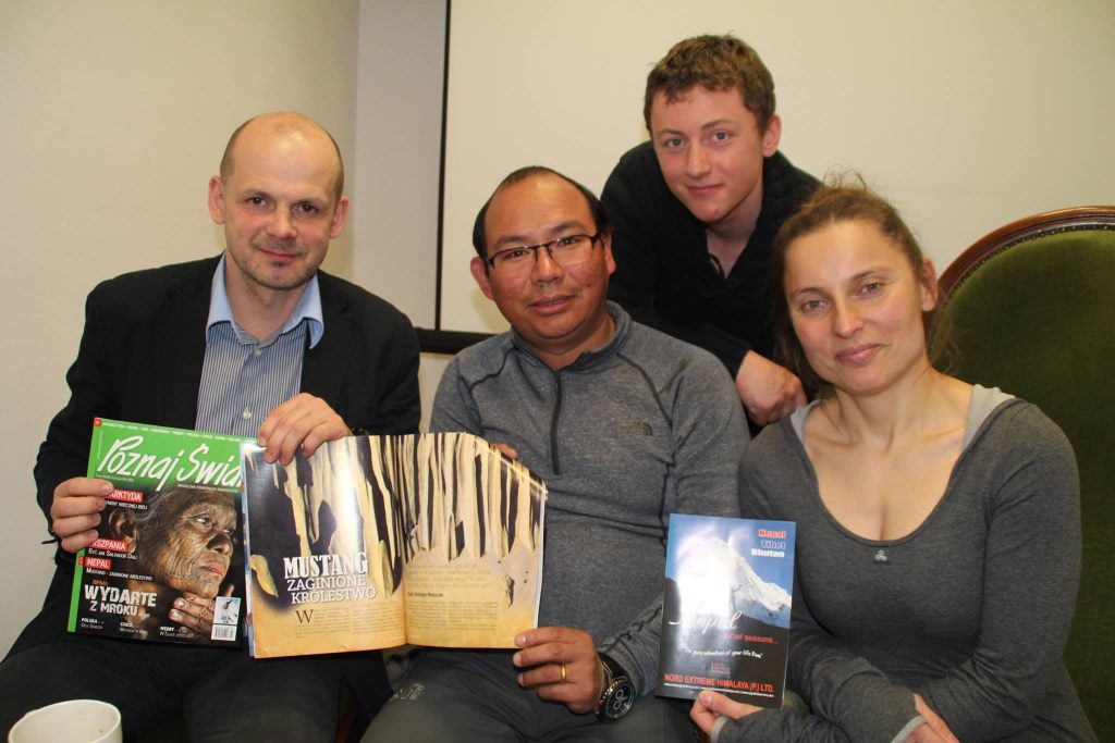 Sonam travelers who later published a magazine about their journey with him.